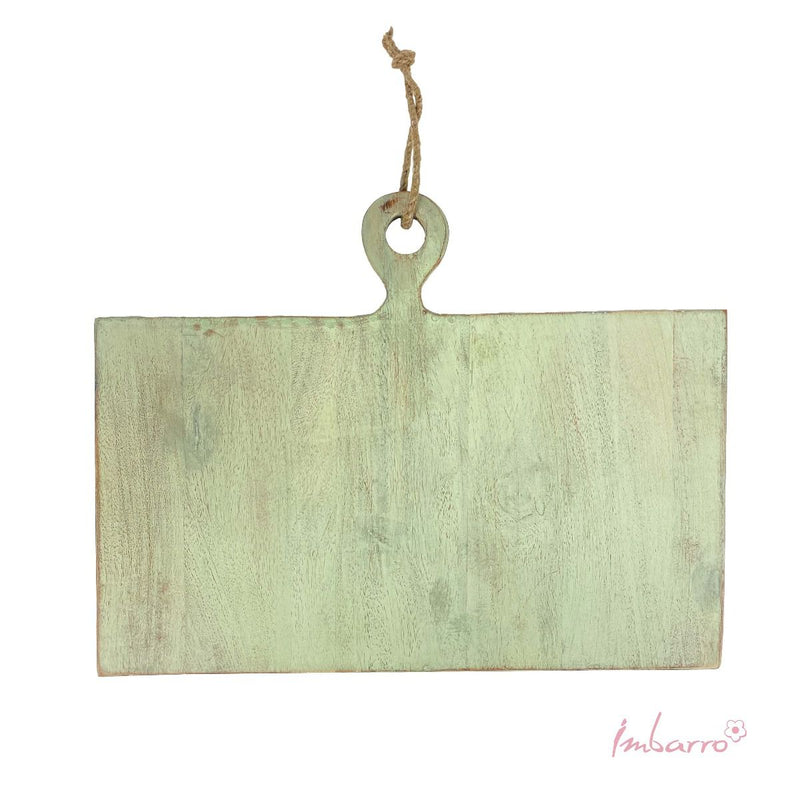Tabla de servir de madera Sal - Menta