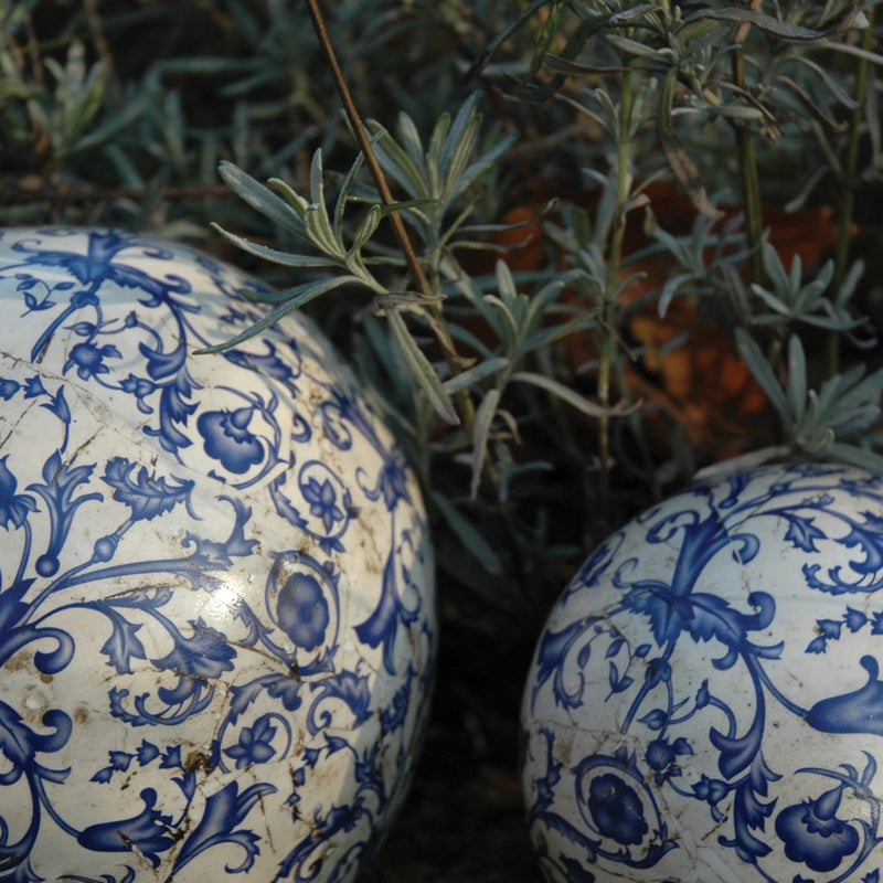 Bola de cerámica envejecida (diam.: 12 cm)