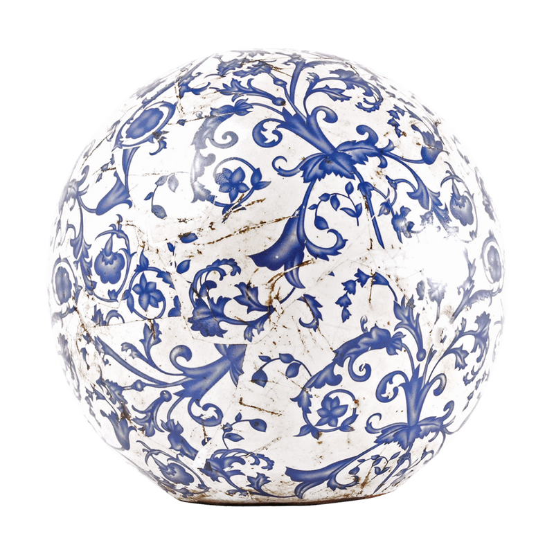Bola de cerámica envejecida (diam.: 18 cm)
